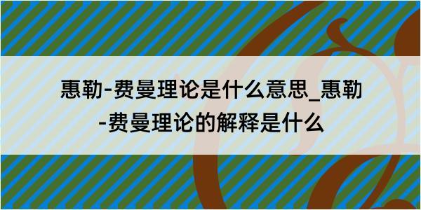 惠勒-费曼理论是什么意思_惠勒-费曼理论的解释是什么