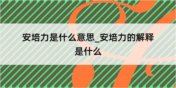 安培力是什么意思_安培力的解释是什么