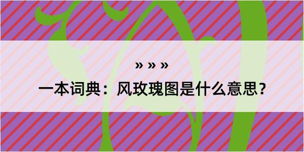 一本词典：风玫瑰图是什么意思？