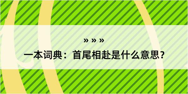 一本词典：首尾相赴是什么意思？