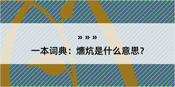 一本词典：爊炕是什么意思？