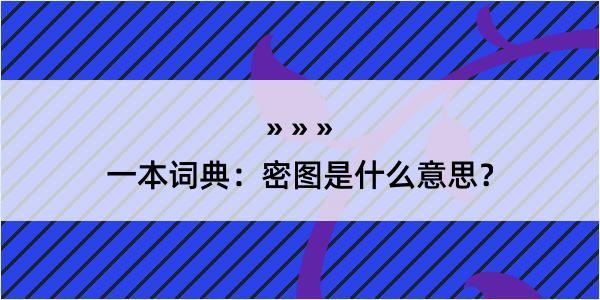 一本词典：密图是什么意思？