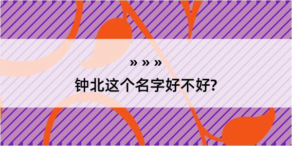 钟北这个名字好不好?