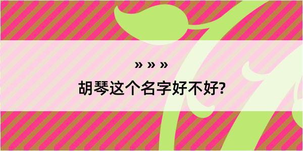 胡琴这个名字好不好?