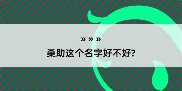 桑助这个名字好不好?