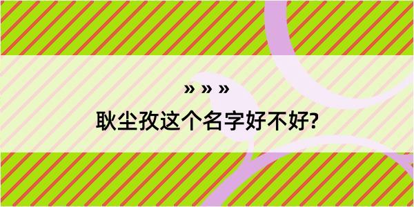 耿尘孜这个名字好不好?