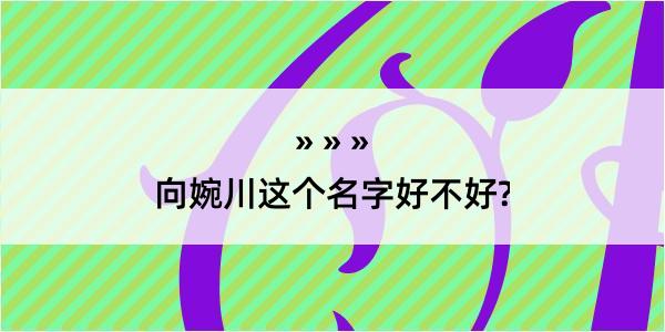 向婉川这个名字好不好?