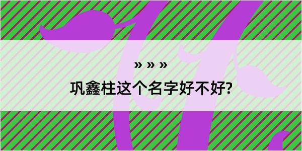 巩鑫柱这个名字好不好?