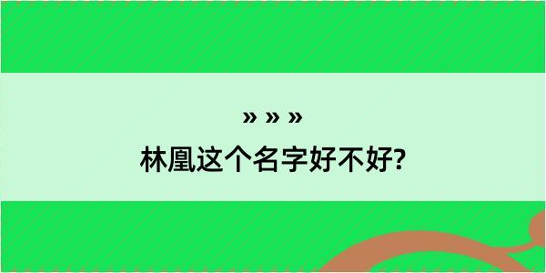 林凰这个名字好不好?