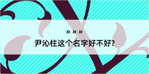 尹沁柱这个名字好不好?