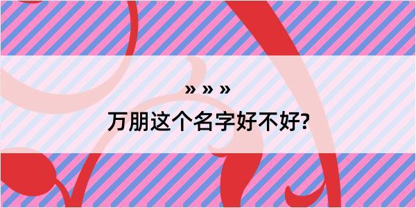 万朋这个名字好不好?